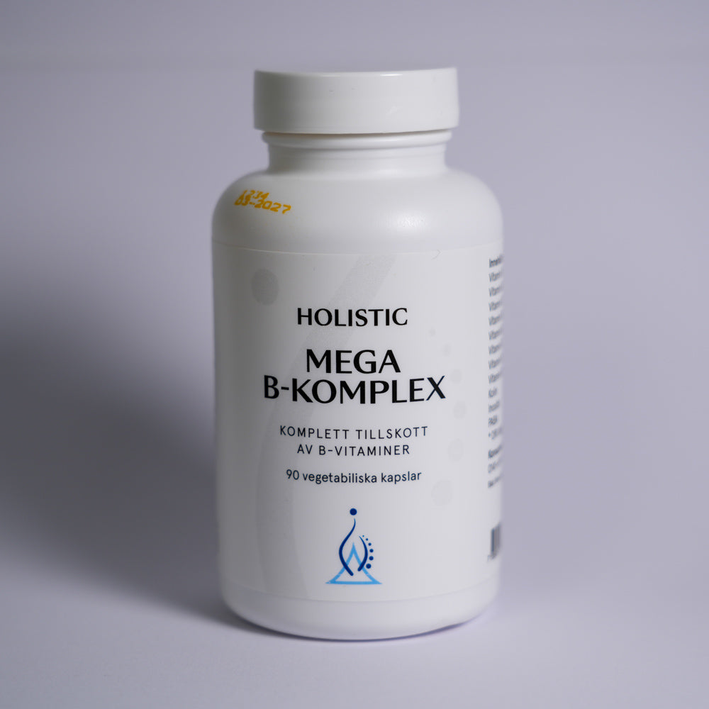 Holistic Mega B-komplex, 90 kapslar