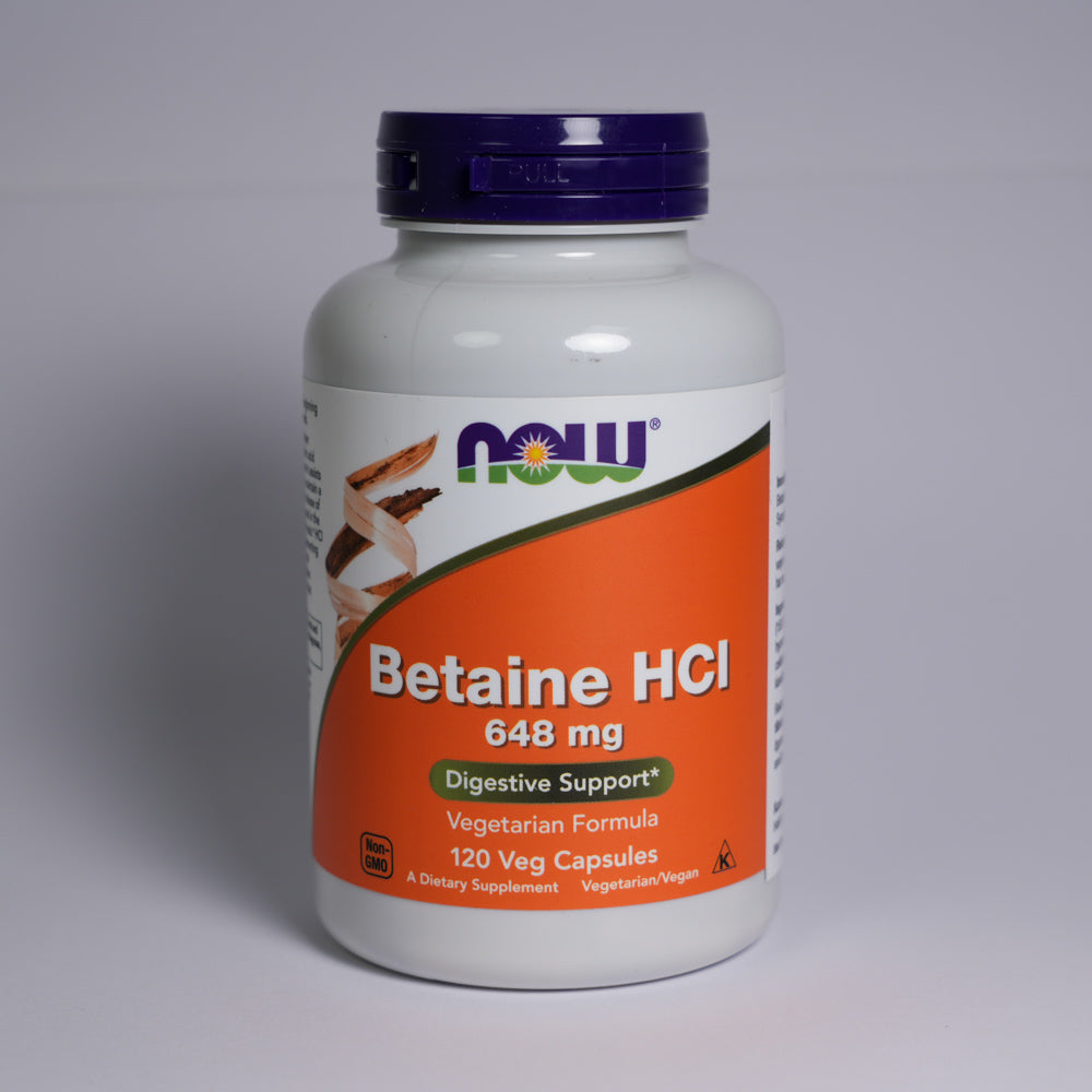 Now Foods Betaine HCL 120 kapslar