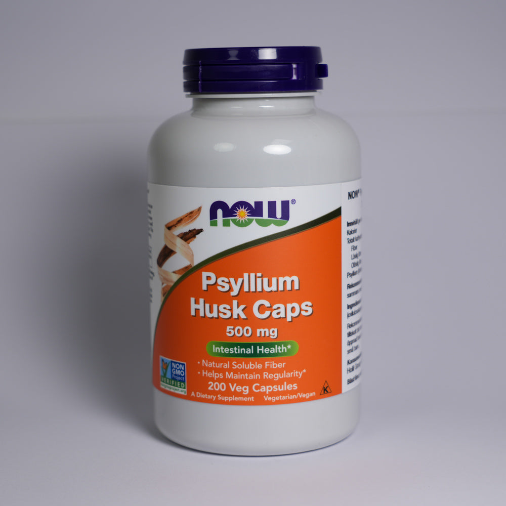 Now Foods Psylliumfröskal Kapslar 500 mg 200 vegetabiliska kapslar