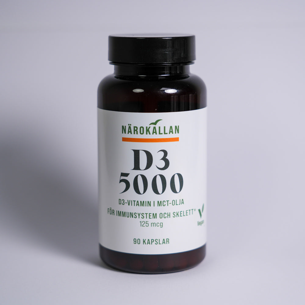 Närokällan D3 5000 Vegan 90 kapslar