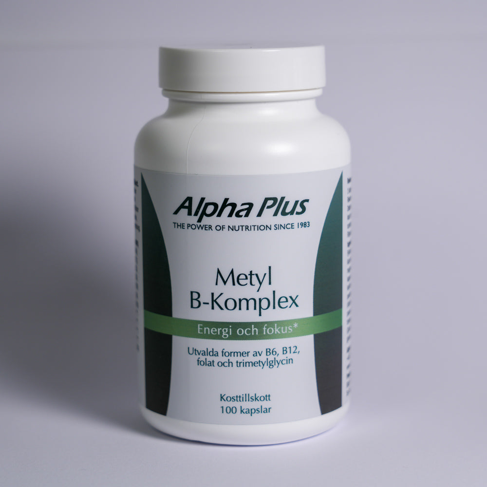 Alpha Plus METYL-B-Komplex 100 kapslar