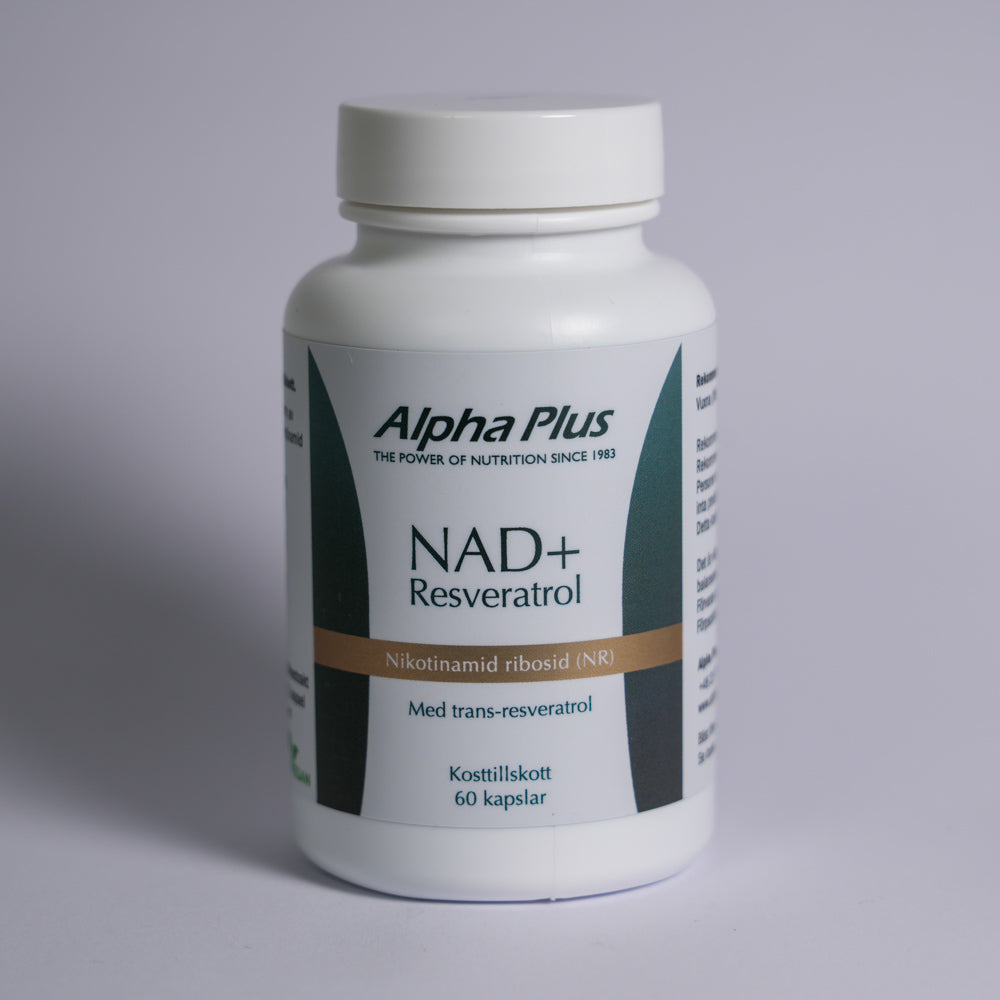 Alpha Plus NAD+ Resveratrol 60 kapslar