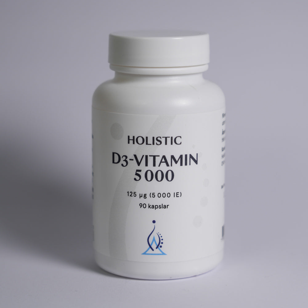 Holistic D3-vitamin 5000, 90 kapslar